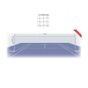 Badminton net - PE 0,5 mm - 6 ply                                    