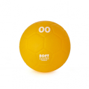 Ultrasoft smooth skin PVC handball - dia. 13,5 cm - 200 gr - yellow  