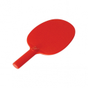 Plastic table tennis bat - Red                                       