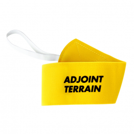 Armand "ADJOINT TERRAIN" with elastic and velcro - fluo yellow       