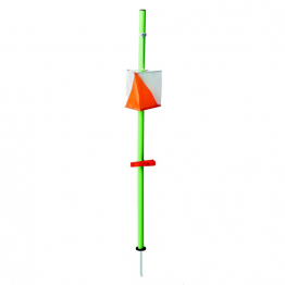 Orienteering pole with steel spike                                   