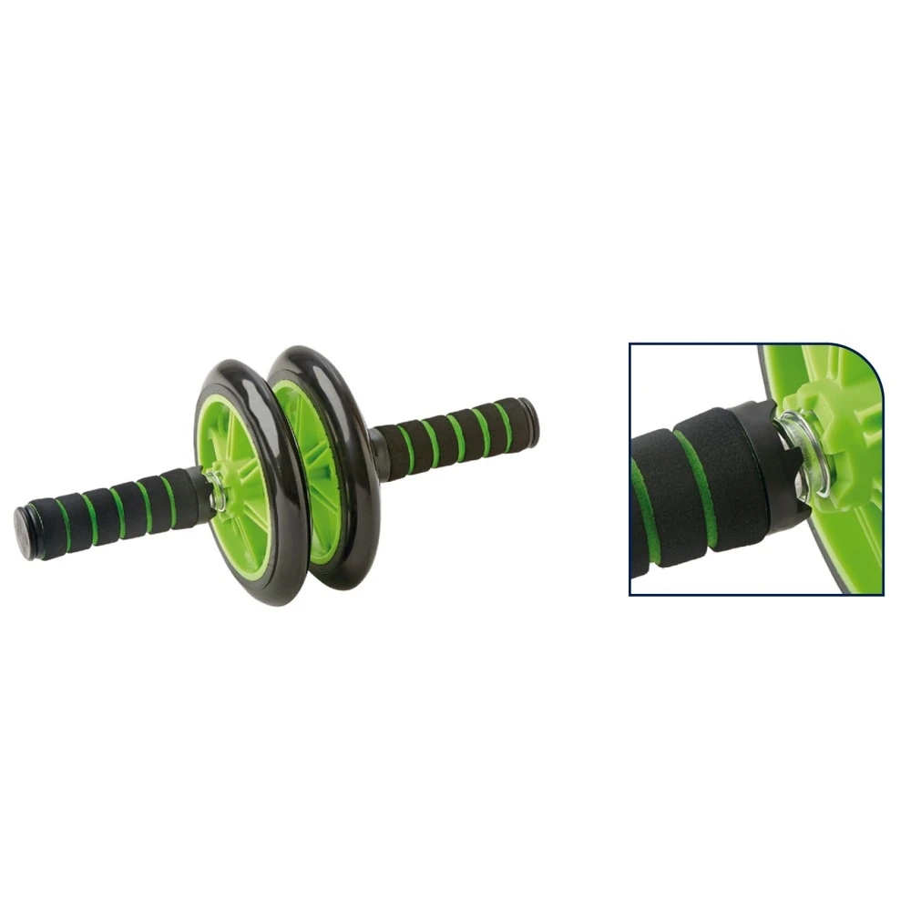 AB Wheel with brake - Black/green                                    