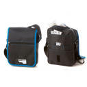 First aid bag - Small size - 25 x 20 x 6 cm - Black/Blue             