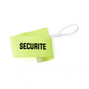 Armband "SECURITE" with elastic and velcro - fluo yellow             