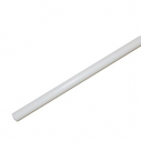 PVC pole - Diam In: 30 mm Diam Out: 34 mm - Length : 150 cm - White  