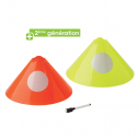 Set of 5 cones with marking parts - 15 cm                            