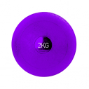 PVC medicine ball - 2 kg - diameter 23 cm - green
