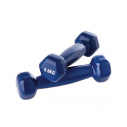 Neoprene dumbell 500 gr - per pair - Blue - with CT logo             