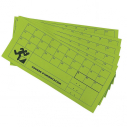 Set of 100 control orienteering cards                                