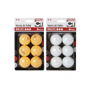 ABS table tennis balls - 2 stars - blister of 6 pcs                  