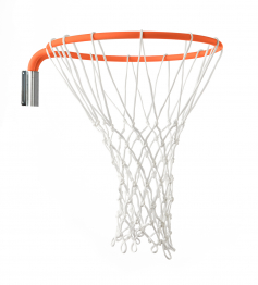 Basketball ring - with net and screws                                
