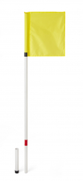 Set of  14 rugby corner flags - Yellow flags                         