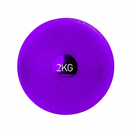 PVC medicine ball - 2 kg - diameter 23 cm - green                    