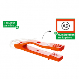 Punche type A - Box of 10 punches - Orange                           