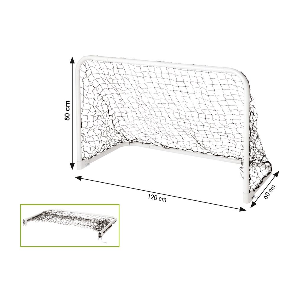 Produit EN299 - Mini cage de football pliante - 120 x 80 x 60 cm - Tremblay  SA